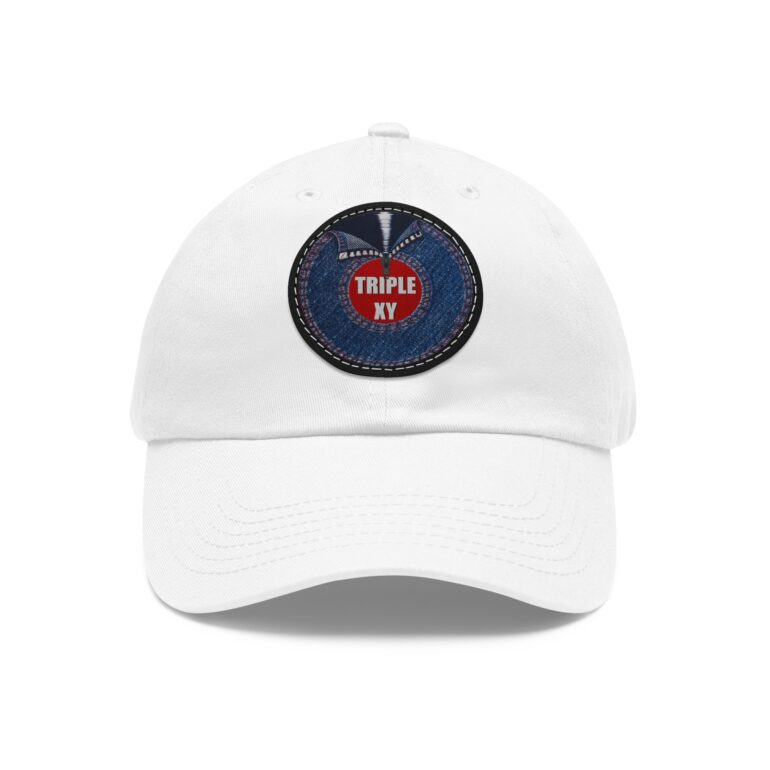 Stylish Dad Hat with Round Leather Patch - Perfect for Casual Outings and Gifts - Image 5