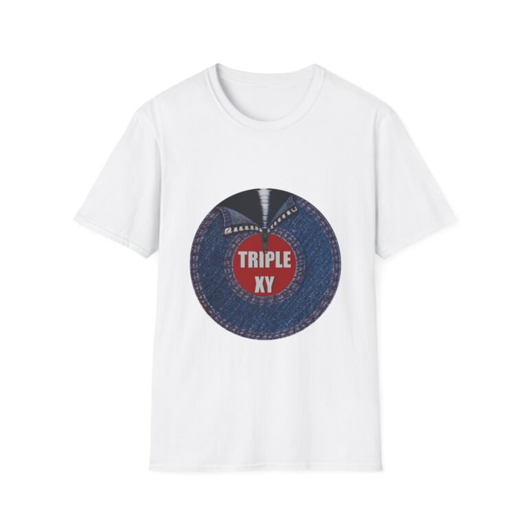 Unisex Softstyle T-Shirt - Retro Vinyl Record Design "TRIPLE XY"