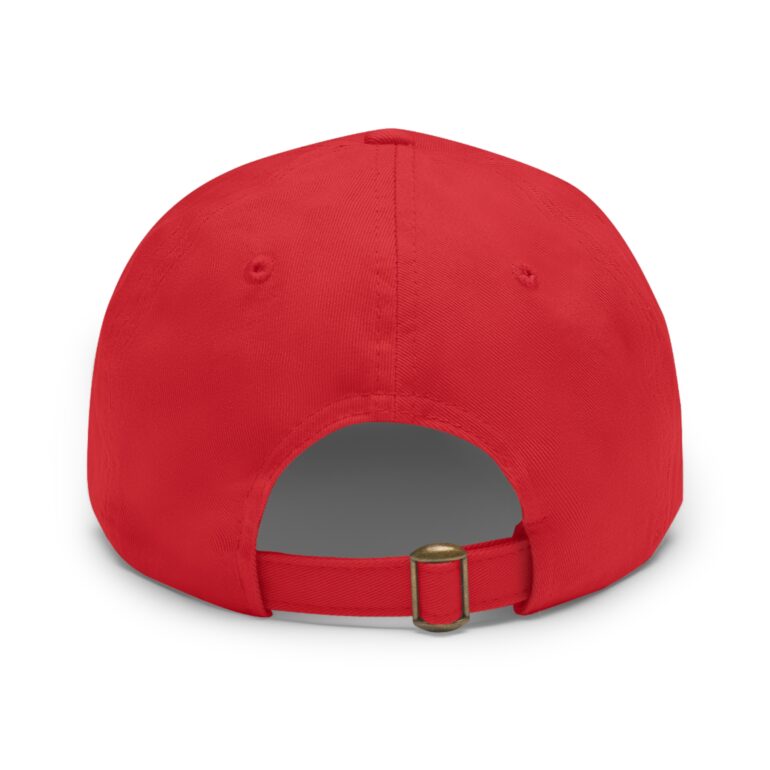 Stylish Dad Hat with Round Leather Patch - Perfect for Casual Outings and Gifts - Image 3